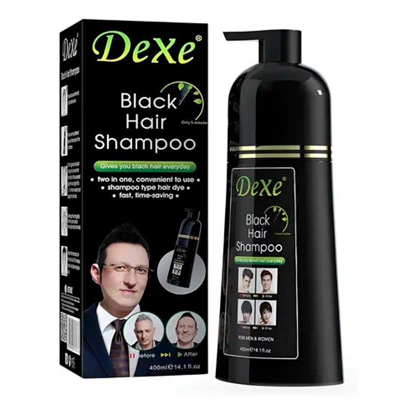 Cosmetico Dexe Shampoo Black Hair Color 400Ml