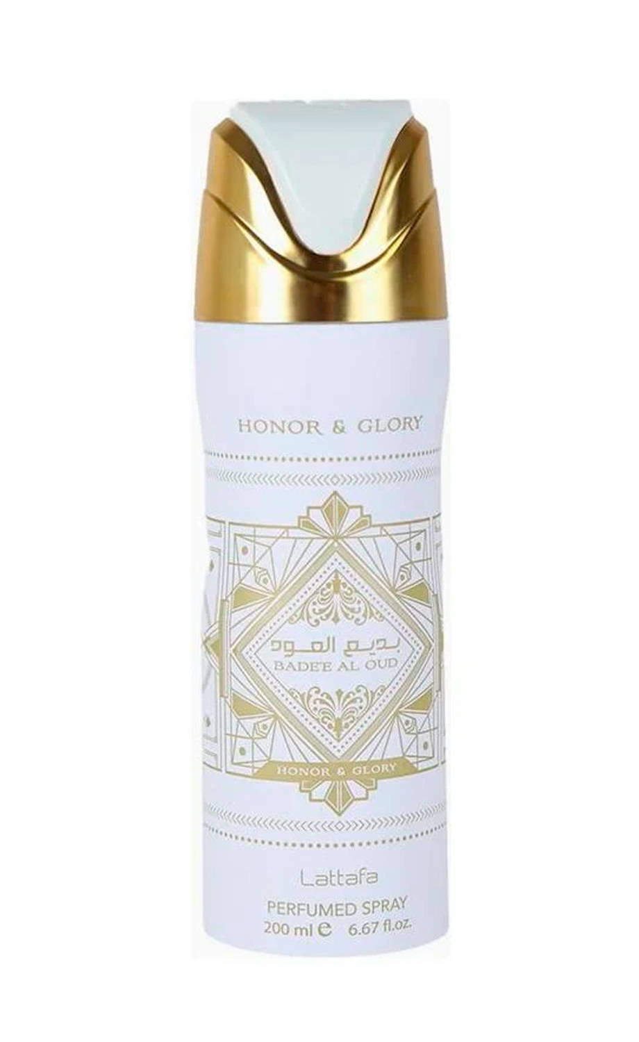 Desodorante Lattafa Bade'E Al Oud Honor & Glory Unissex 200Ml