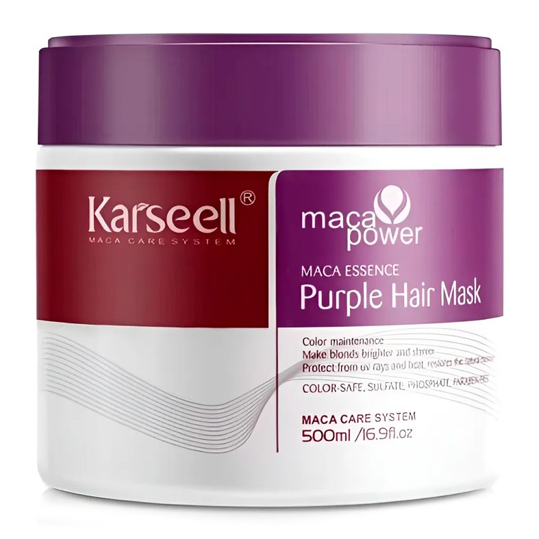 Karseell - Purple Mascara Capilar - Power Purple Hair 500Ml