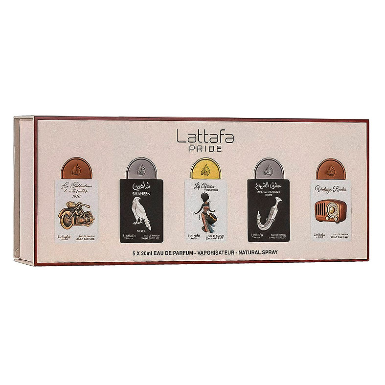 Perfume Lattafa *Kit* Gift Set Pride Box 05 - EDP 5X20Ml