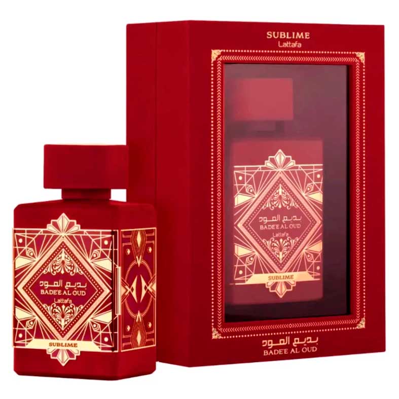 Perfume Lattafa Badee Al Oud Sublime - EDP - Unisssex 100Ml - Rojo