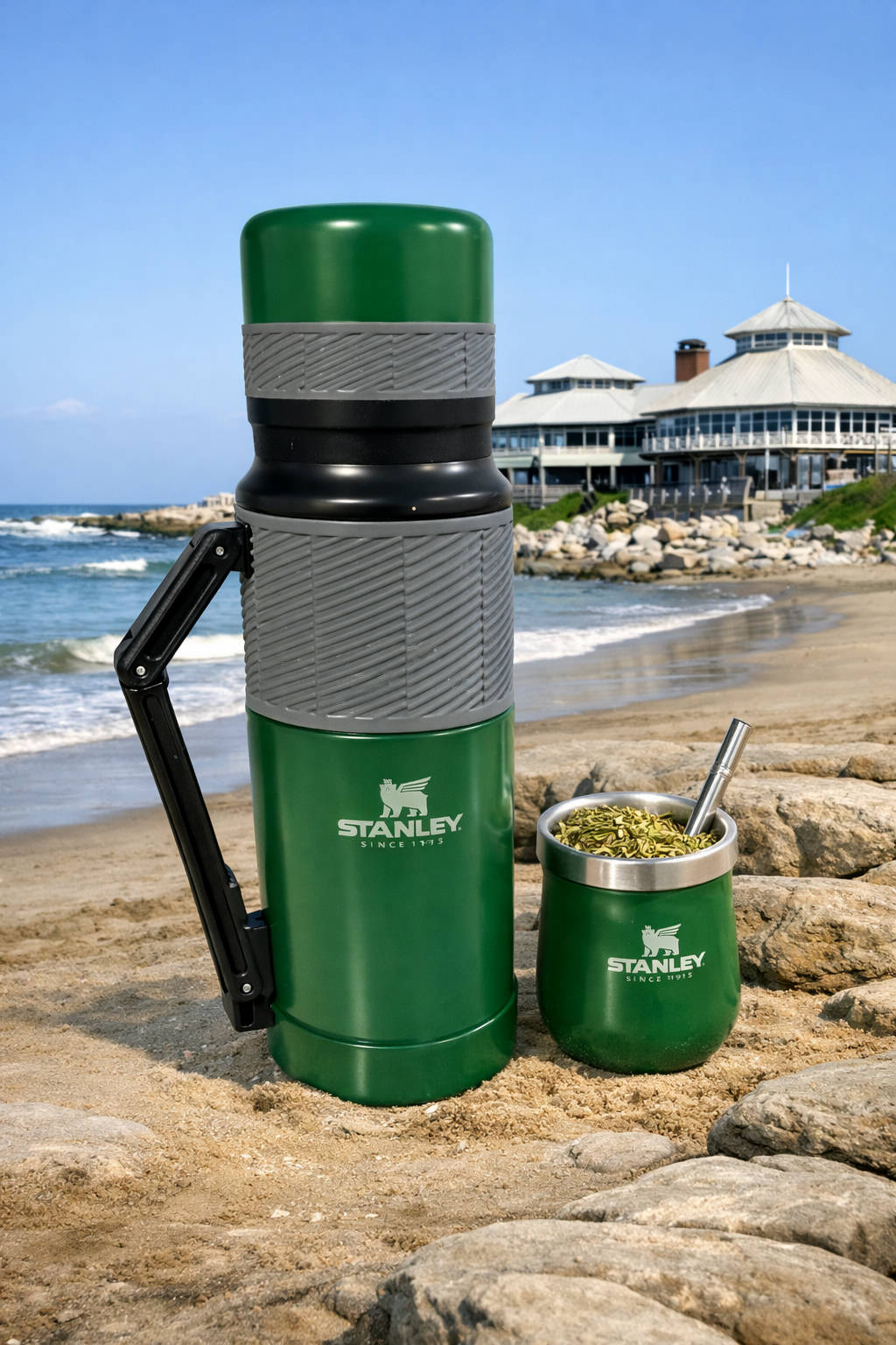 Termo Tipo Stanley + Mate - Verde