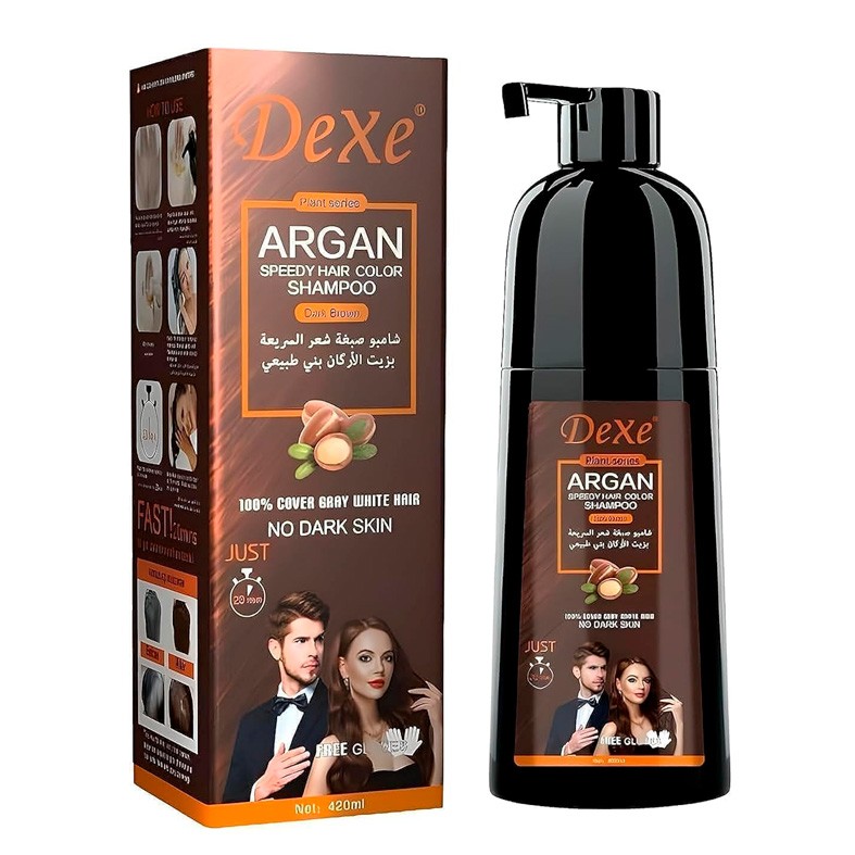 Dexe Shampoo Dark Brown 420ml