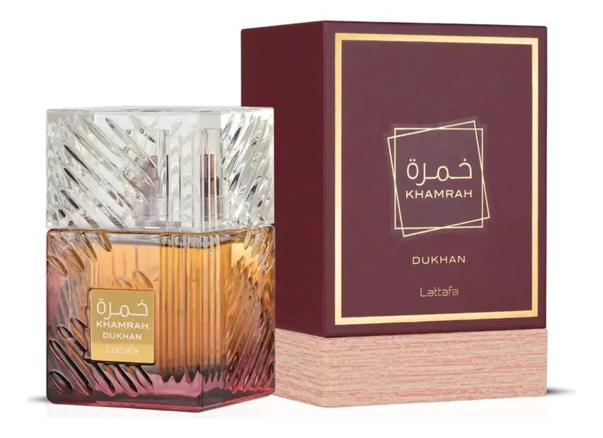 Perfume Lattafa Khamrah Dukhan EDP Unissex 100 Ml