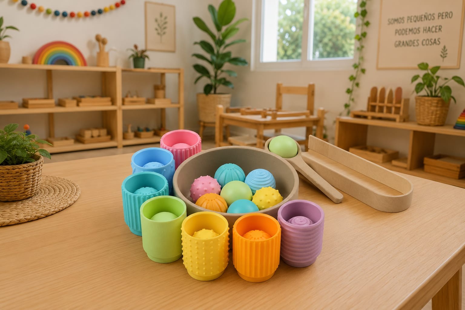Juego Sensorial Montessori de Clasificación