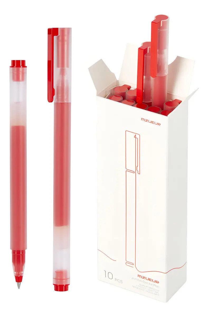 Lapicera Bolígrafo Xiaomi Mi Gel Ink Pen 0.5mm - Rojo x10 Unid